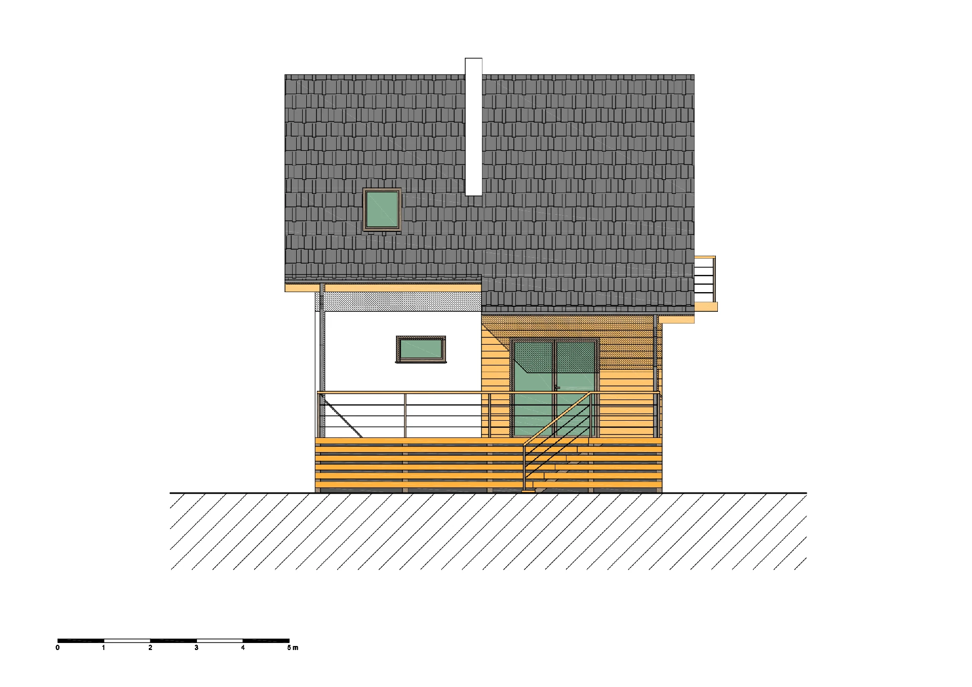 Architektonická studie - Stavba rodinné rekreace Radobyčice naší společností ArchOpa