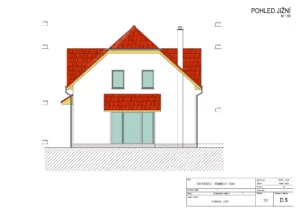 Pasport - rodinný dům Řehenice naší společností ArchOpa