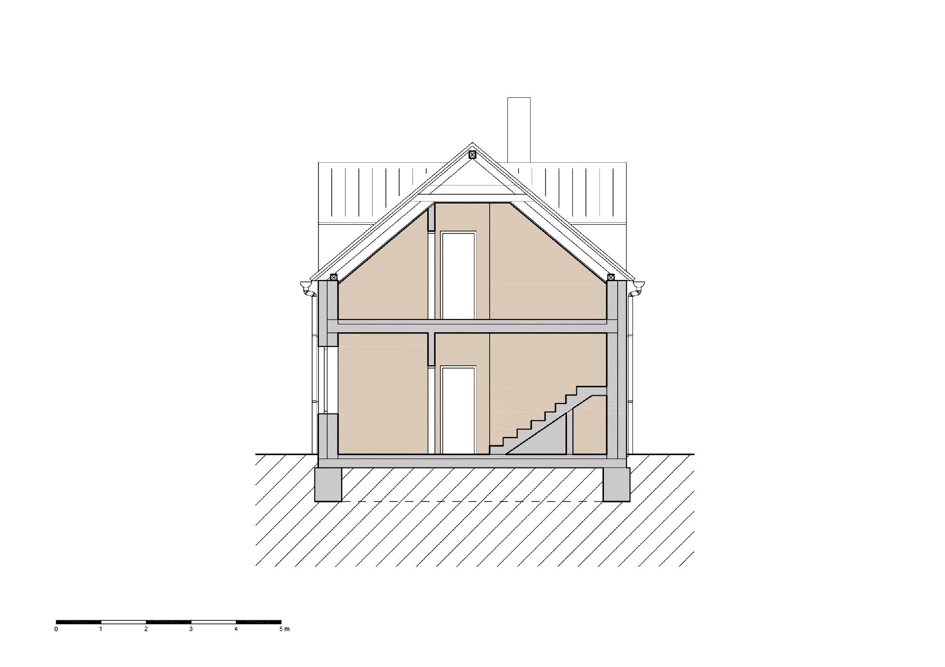 Architektonická studie - Rodinný dům Bynovec naší společností ArchOpa