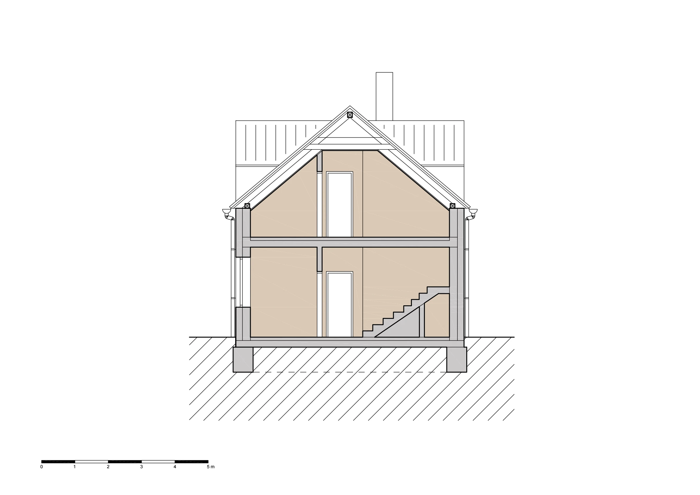 Architektonická studie - Rodinný dům Bynovec naší společností ArchOpa