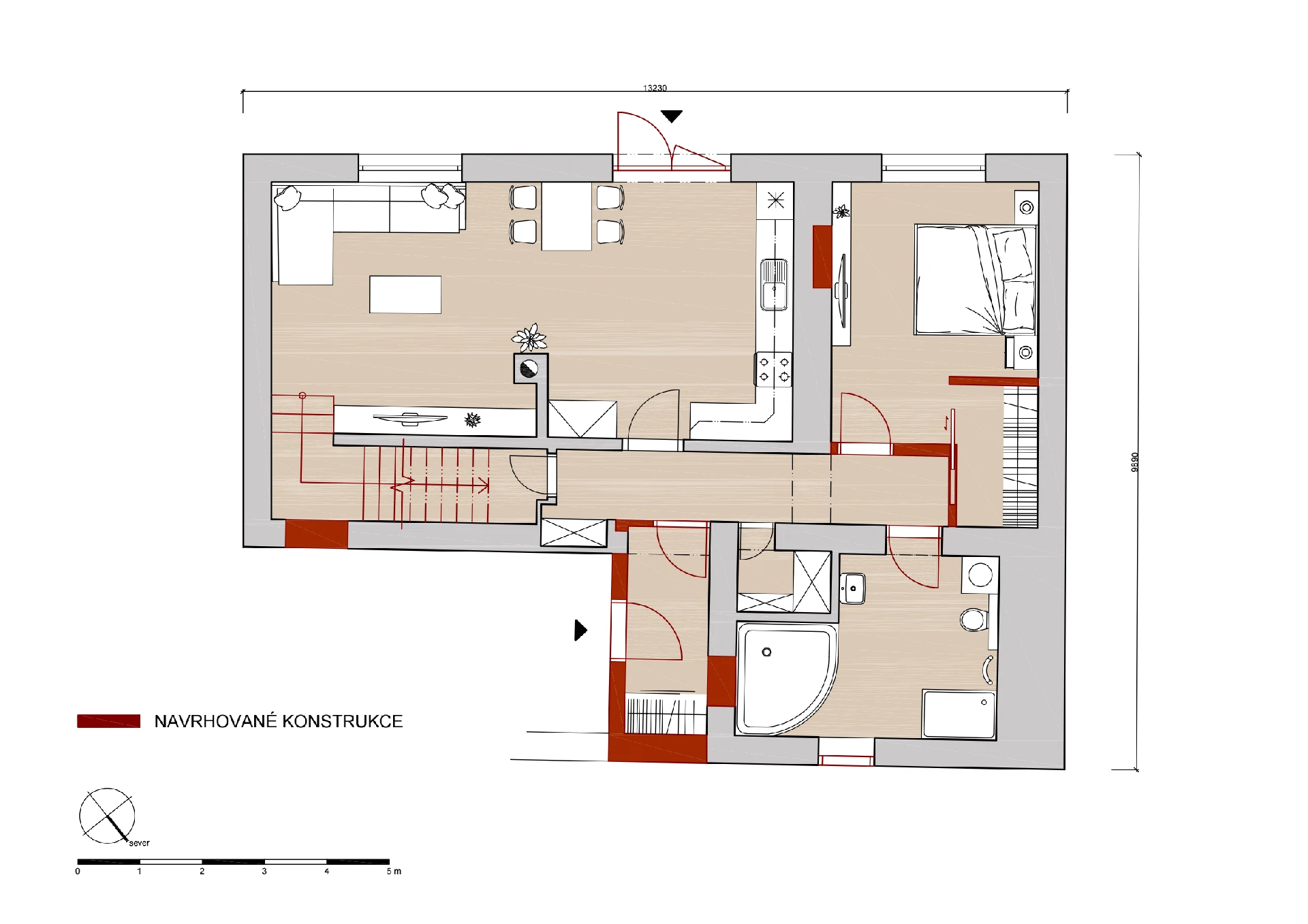 Rekonstrukce - rodinný dům Blšany naší společností ArchOpa