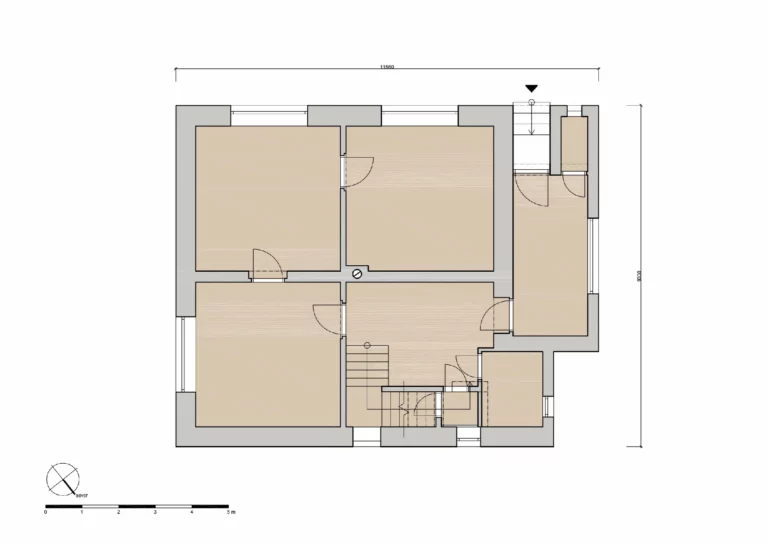 Návrh rekonstrukce - rodinný dům Ročov naší společností ArchOpa