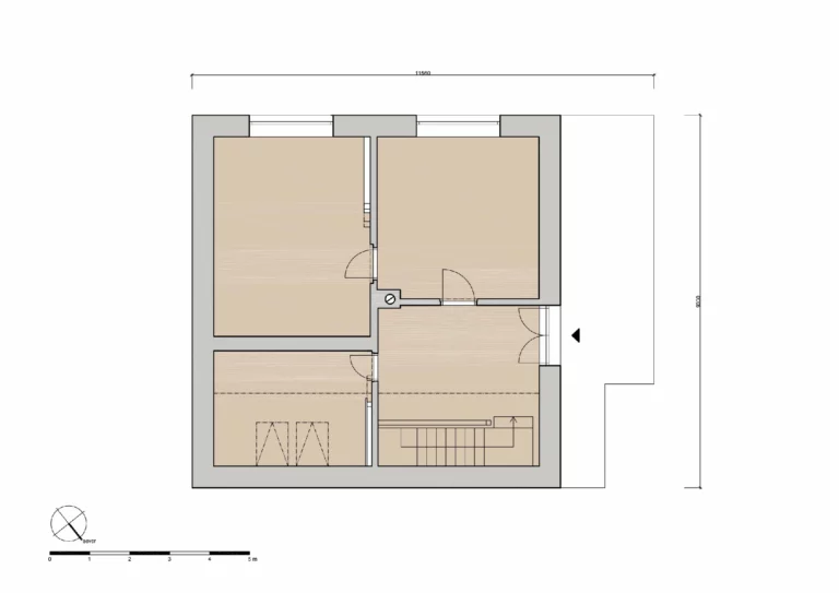 Návrh rekonstrukce - rodinný dům Ročov naší společností ArchOpa