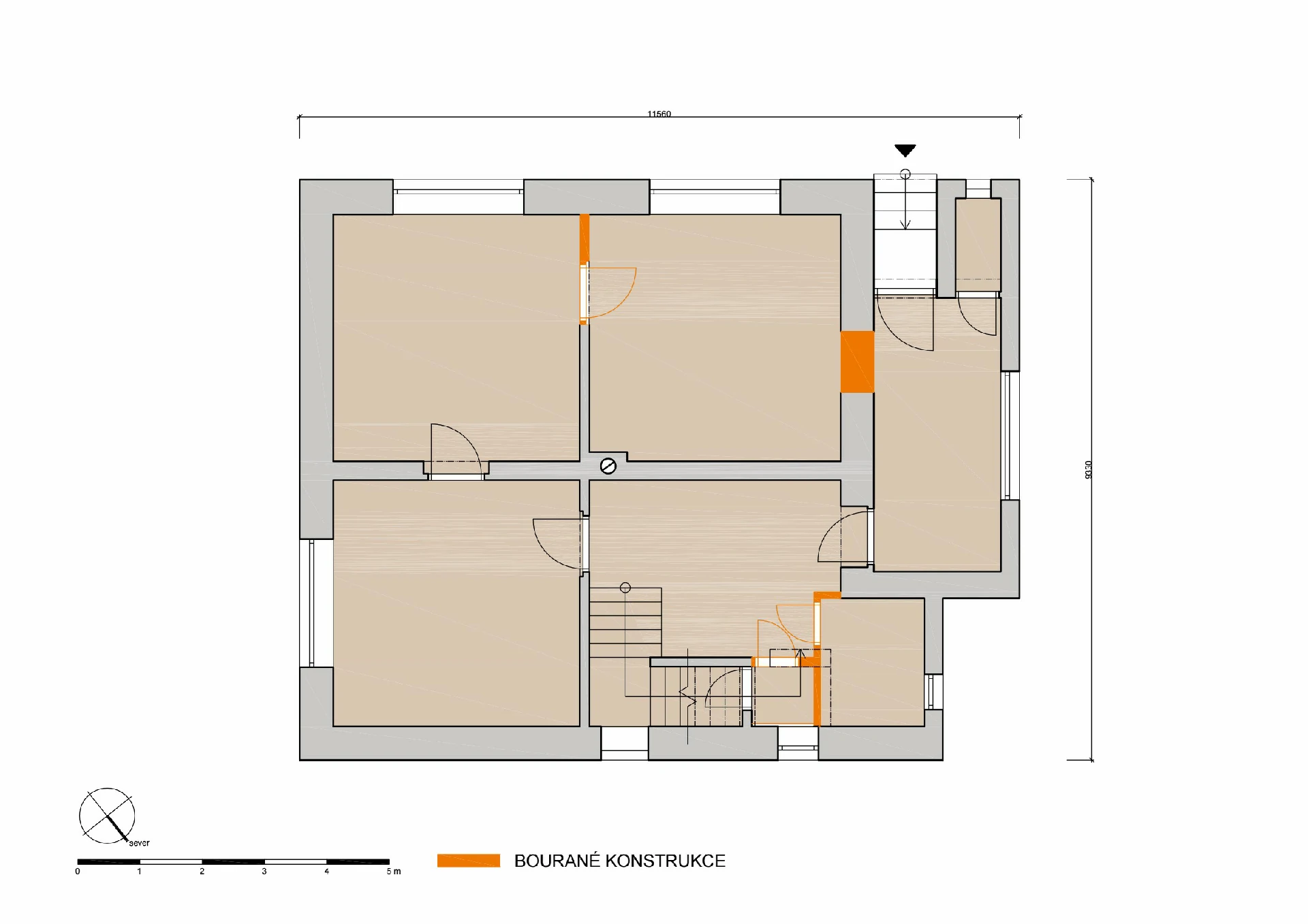 Návrh rekonstrukce - rodinný dům Ročov naší společností ArchOpa