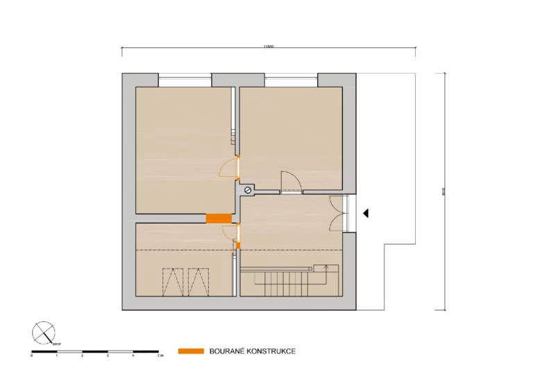 Návrh rekonstrukce - rodinný dům Ročov naší společností ArchOpa