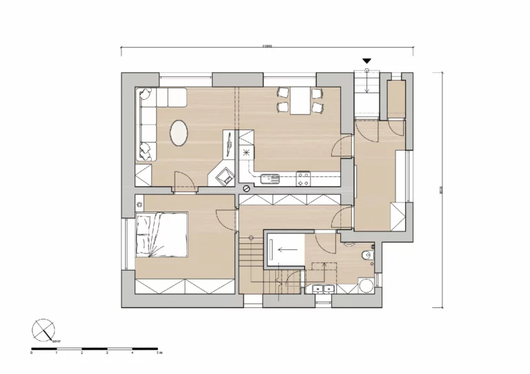 Návrh rekonstrukce - rodinný dům Ročov naší společností ArchOpa