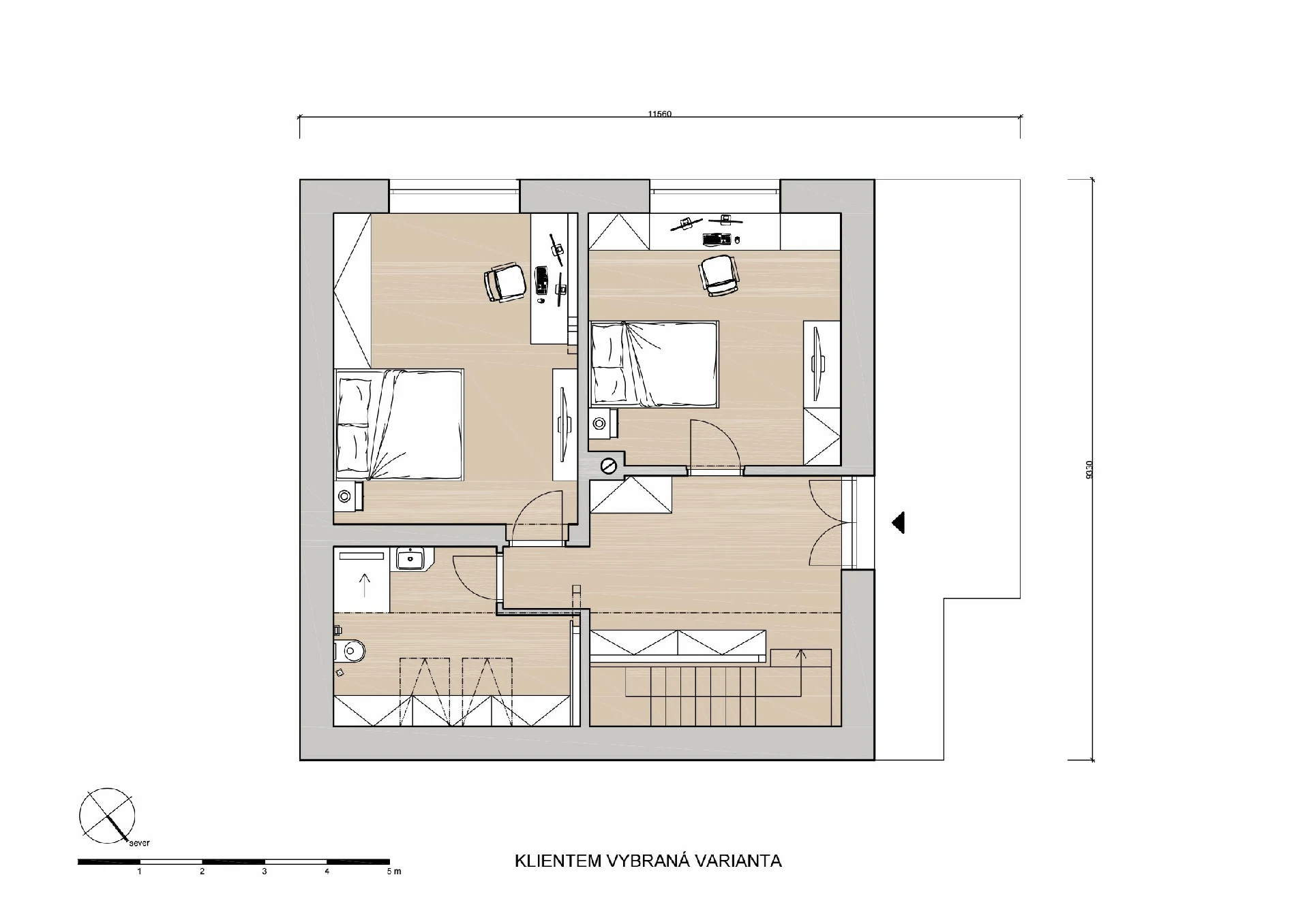 Návrh rekonstrukce - rodinný dům Ročov naší společností ArchOpa