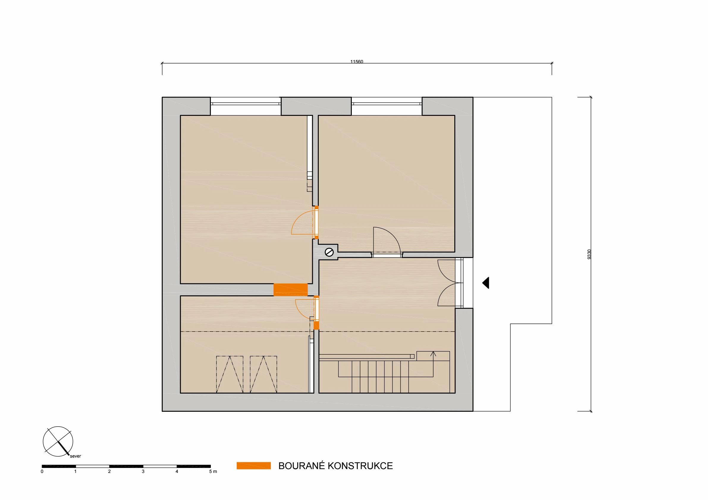 Návrh rekonstrukce - rodinný dům Ročov naší společností ArchOpa